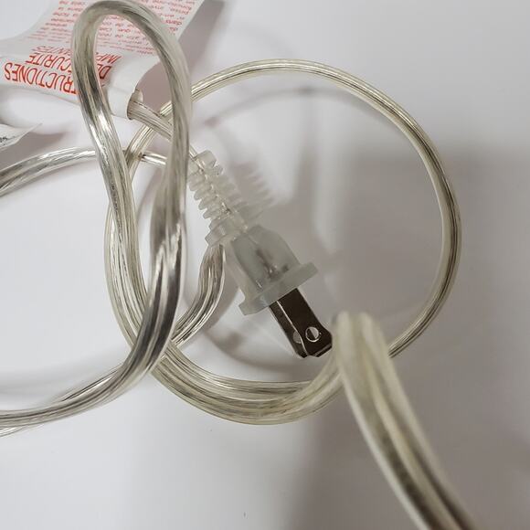 Jonathan Y White and Tan Marbled ceramic electric table lamp 21" Tall - Picture 2 of 6